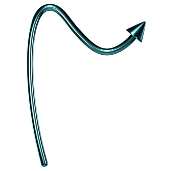 3D N Shape Arrow png