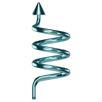 3D Spiral Arrow png