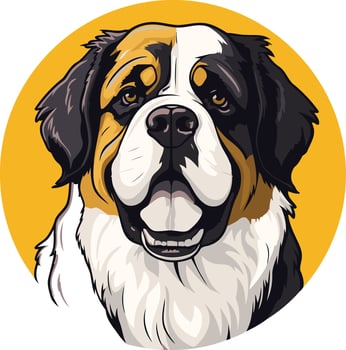 A cheerful cartoon st vector