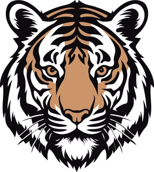 Tiger Head Mascot Illustration vector