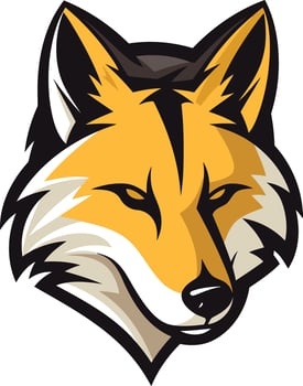 Fox Head Mascot Illustration vector