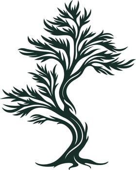 Stylized Tree Silhouette vector