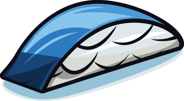 Blue Fin Tuna Nigiri Sushi vector