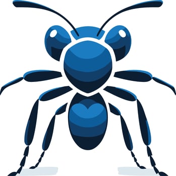 Blue Ant Illustration vector