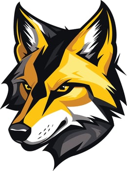 Fierce Fox Mascot Illustration vector