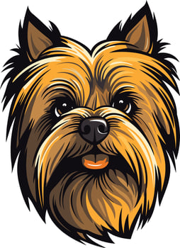Yorkshire Terrier Portrait vector