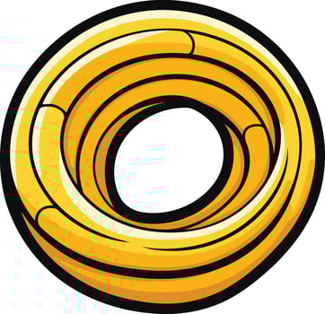 Golden Ring with Three Layers vector