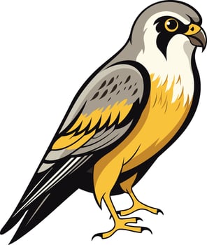 Illustration of a Kestrel Bird vector