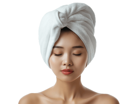 Asian women spa healthy skin png