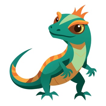 Draco Volans Lizard stay kawaii vector