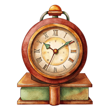 Scholar Clock Artwork Concept png