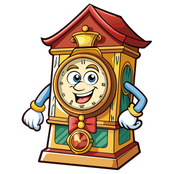 Scholar Clock Cartoon Image png