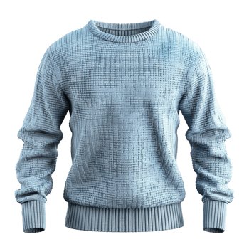 soft wool jumper in neutral tones over isolated on white and transparent background png