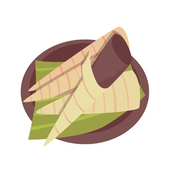 Balinese Traditional Food Set Jaje cerorot vector