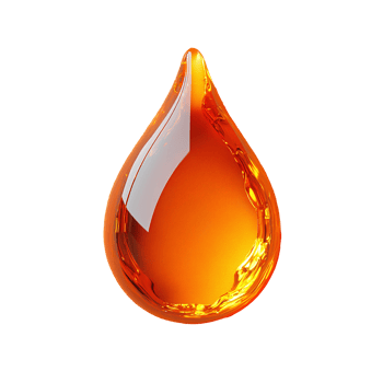 Vitamin C serum drop . Vitamin C serum oil full of ascorbic acid top view . Skincare concept of a facial oil full of antioxidants isolated. drop of oil png