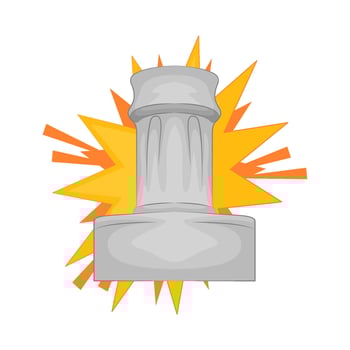 nuclear power plant danger vector