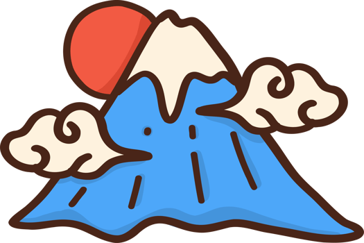 Mount Fuji, Japan landscape png