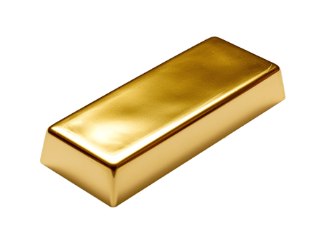gold bar on a transparent background png