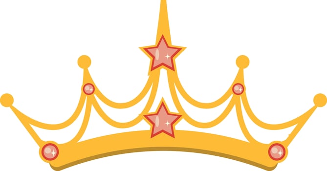 Gold Crown Design vector