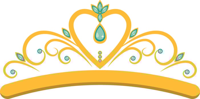 Gold Crown Design. vector