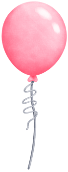 Watercolor Balloon Clipart for Parties and Celebrations png