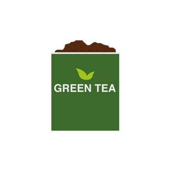 Green tea milk and red bean. green tea. wallpaper. background. poster and label. png