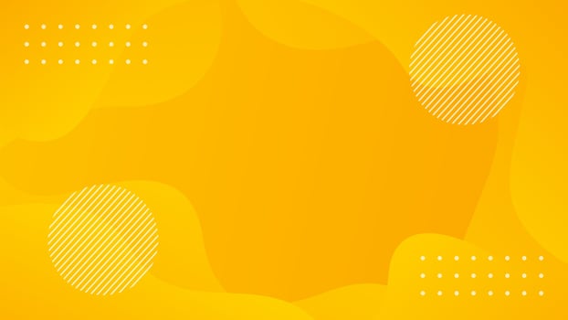 Orange-yellow gradient abstract liquid background, yellow dynamic wallpaper with geometric shapes. Suitable for templates, sales banners, events, ads, web, and pages vector