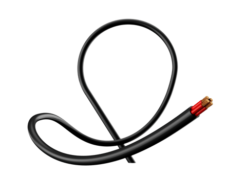 3d Location Pin Symbol Made Of Black Electric Cable Wire 3d Illustration png