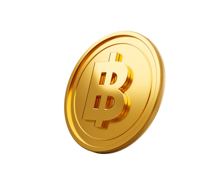 3d Golden Shiny Rounded Thailand Baht Coin 3d Illustration png