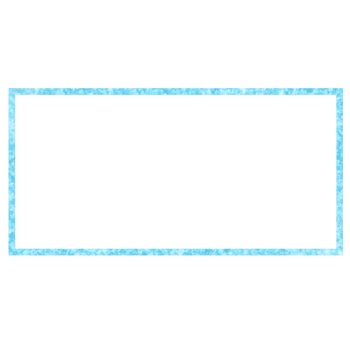 Glittery Blue Rectangle Frame on a transparent background png