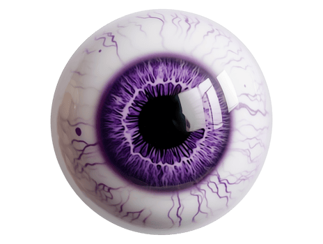 Purple eye iris png