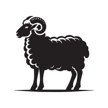 Download Sheep Silhouette Vectors Files for Versatile Design Use