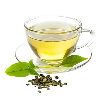 delightful cup of green tea isolated against a transparent background png