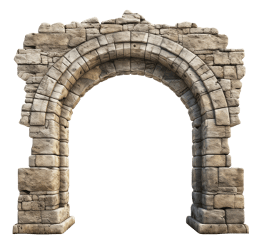 Stone Arc Cut Out png