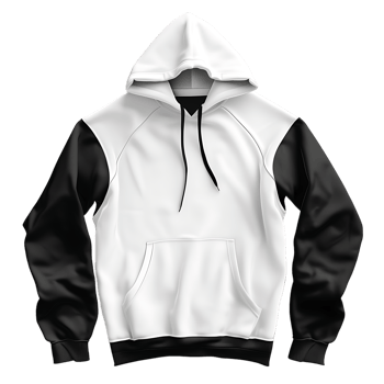 featuring a white and black hoodie ideal for mockup purposes png