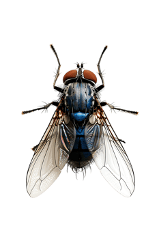 fly isolated against a transparent background png