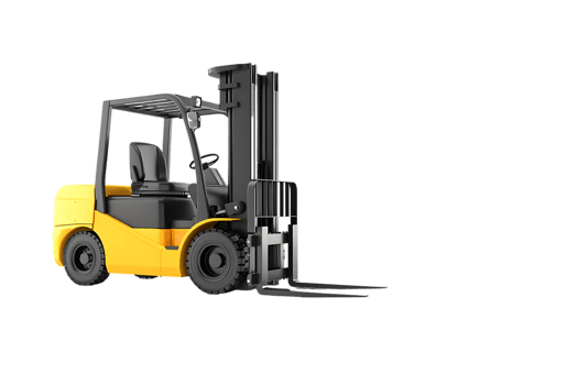 forklift isolated against a transparent background png