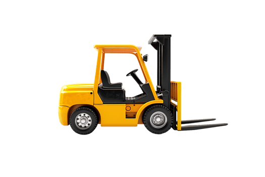 forklift isolated against a transparent background png