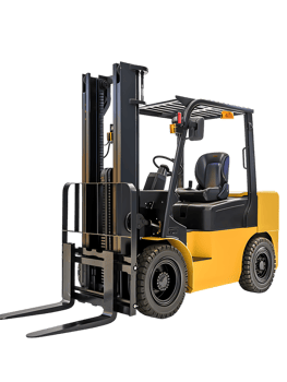 forklift isolated against a transparent background png