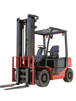 forklift isolated against a transparent background png