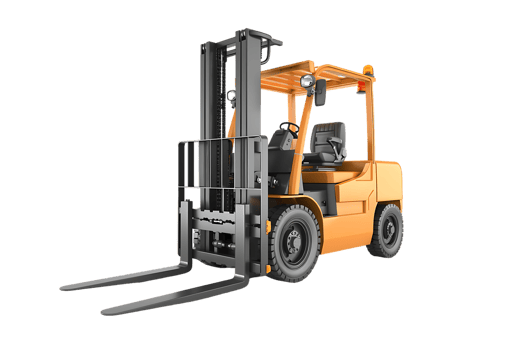 forklift isolated against a transparent background png