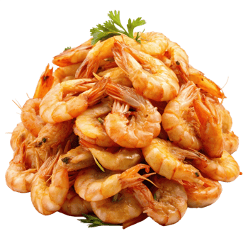 Heap of Fried Shrimps Clip png