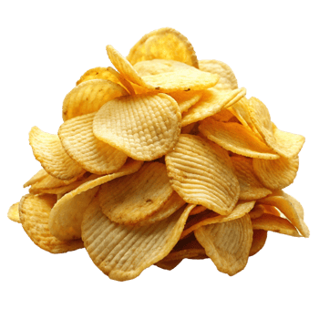 Heap of Potato Chips Realistic png