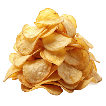 Heap of Potato Chips Photo png