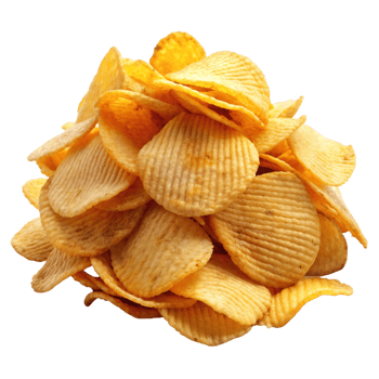 Heap of Potato Chips Clip Art png