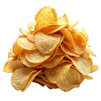 Heap of Potato Chips Illustration png