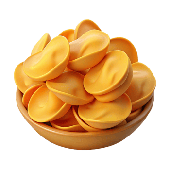 Heap of Potato Chips 3d Concept png