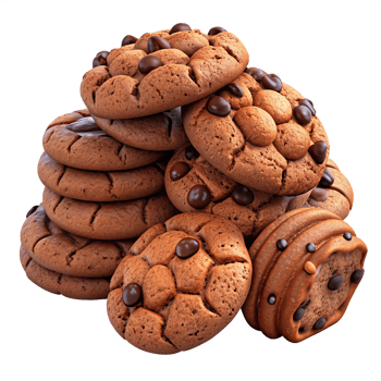 Heap of Cookies and Chocolates Clip Art png