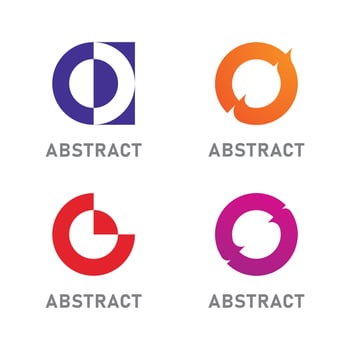 Letter O logo template Creative O Letter initial logo design vector