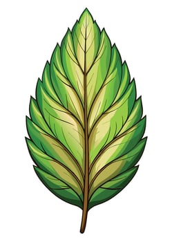 art of Leaf drawing Abstract minimal flat art vector